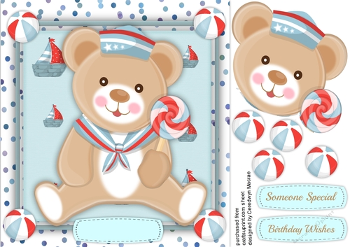Sailor Teddys Birthday Wishes