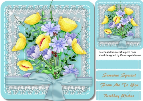 Lovely Bouquet of Poppys and Daisys 