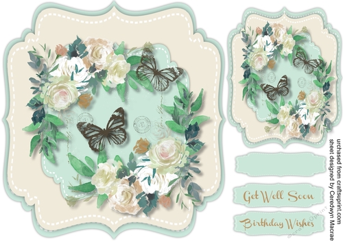 Beautiful  Roses and Butterflys 4