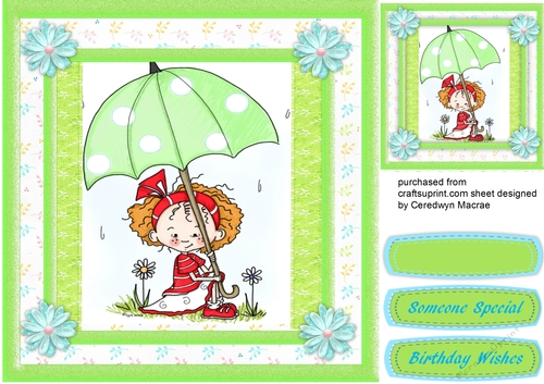 Charlies Green Umbrella