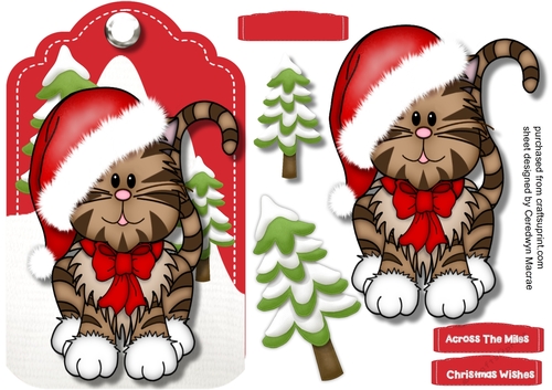 Chritmas Tag Tiger Tiger