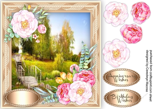 Beautiful Roses in a Summer Garden