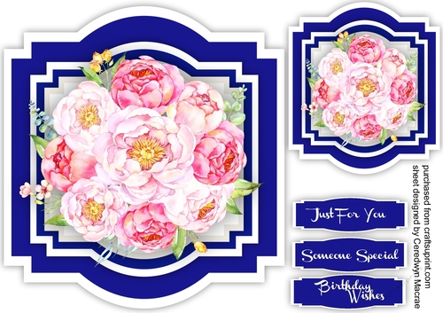 Posy of pink Love  Roses 