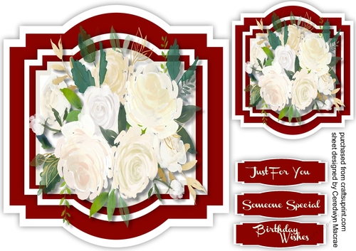 Posy of White  Roses 