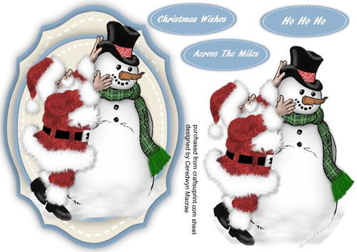 Santa and the Snowman