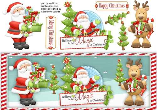 Large D.L   Believe in Christmas  