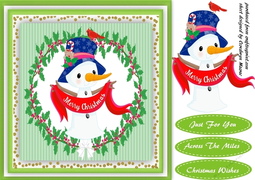 Christmas Greeting from the Snowman 