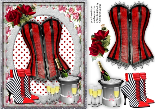 Lovely Red bask and Roses 