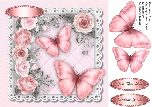 Beautiful Wings and Roses  2,
