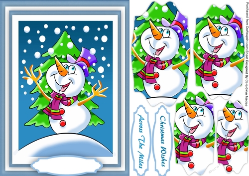The  Happy Snowman ( Pyranmid)
