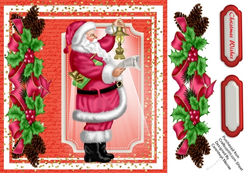Lighting the lamp for Santa 