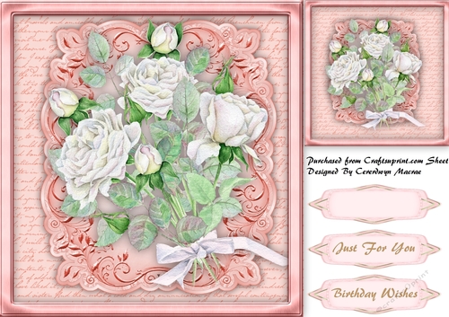 Beautiful Bouquet of White Roses 