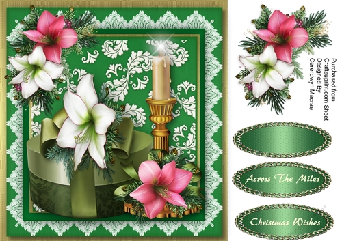 Beautiful Ccandle and Chrismas Present 