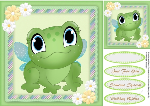 The Cute Fairy Frog 