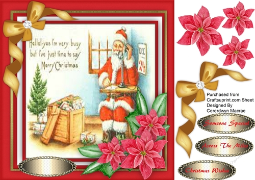 Santas Very Busy , but Time to Say Hello 