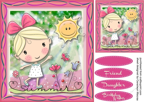 Beautiful  Summer Birthday ,