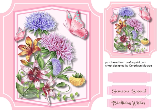 Beautiful Spray of Meadow Flowers 