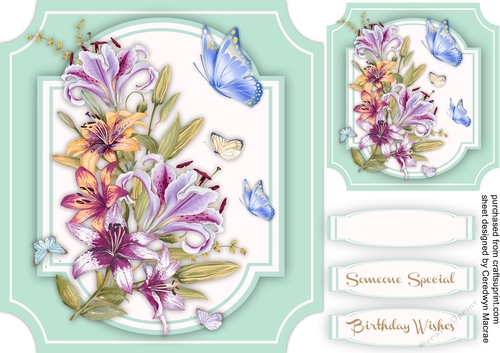 Beautiful Spray of Meadow Flowers 
