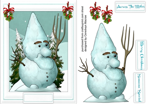The Wacky Gnome Snowman 