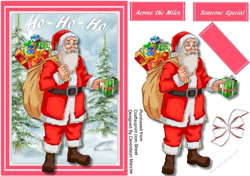 Santa and His Christmas Sack 