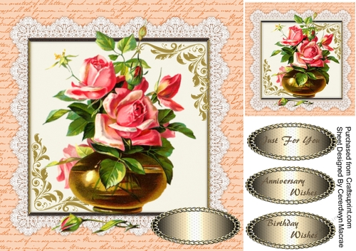 Beautiful Bowl of Pink Roses 
