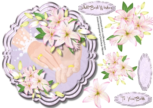 Beautiful Triple Plaque , On Your Wedding Day 