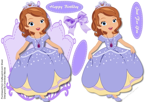Beautiful Princess in Lilac