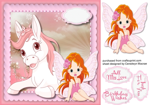 Beautiful Fairy and Pony 