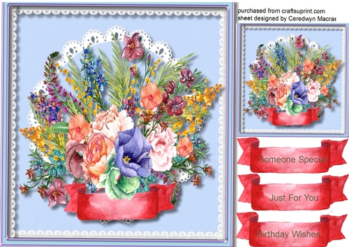 Posy of Mixed Flowers 