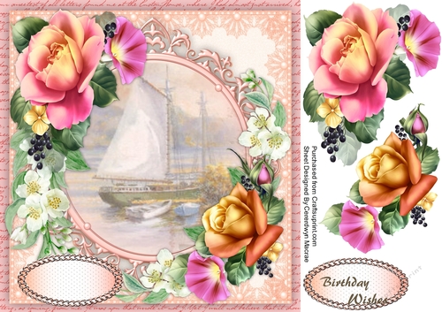 Beautiful Scen with Roses amd Jasmine 