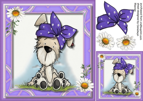 Bellas Lilac Polka Dot Hat 