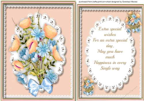 Beautiful Flower Topper With Verse 2