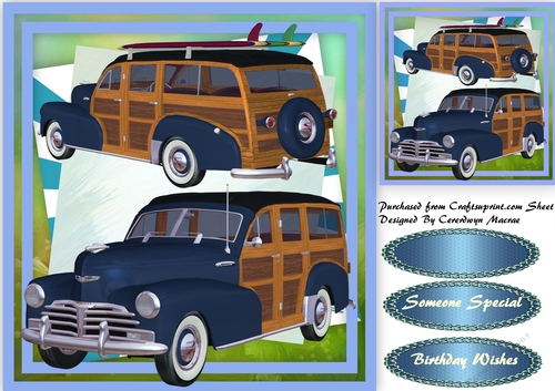 Lovely Blue 1948 Woody 