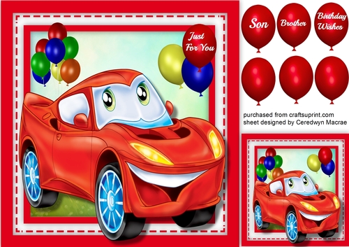little Red Birthday Car