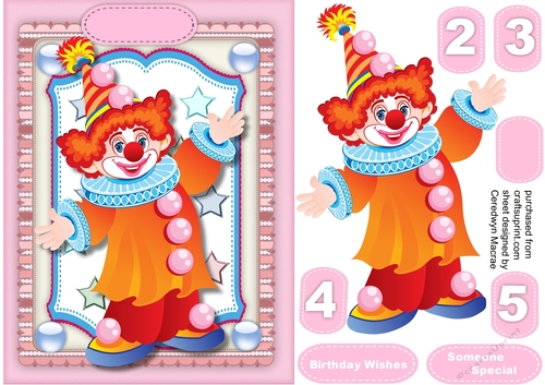Cheerful Birthday Clown 2