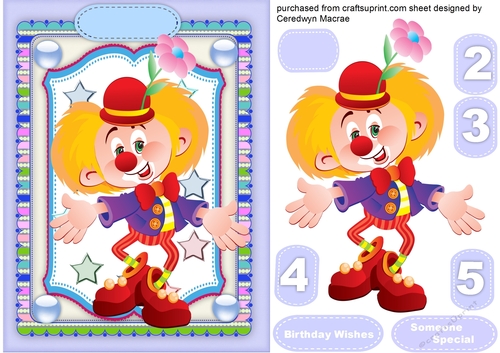 Happy  Birthday Clown
