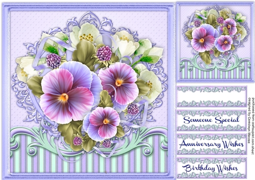BeautifulPansys and Blossom 