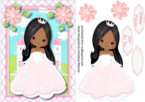 A5  Ethnic Birthday Princess 2