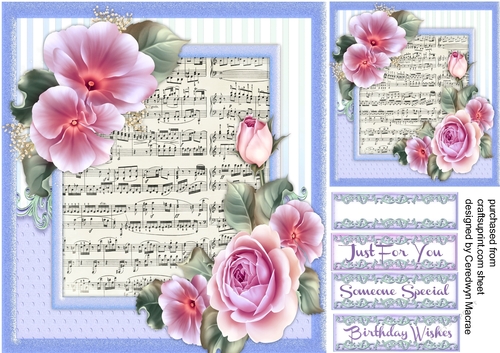 Beautiful Love Roses on sheet Music 
