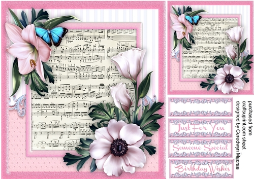 Beautiful Winters Bouquet on sheet Music 