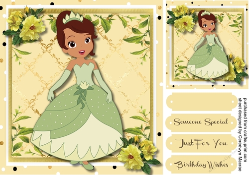 Beautiful Princess in Green 