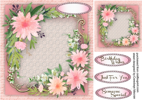 Beautiful Water co,lored Dahliass and Blossom