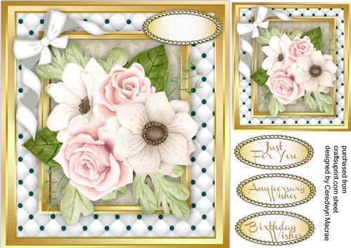 Beautiful Peach and Coffee Anemones 