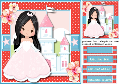Beautiful Princess and Castle
