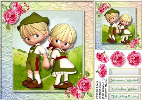 Cute Gumdrop Kids , Jack and Jill 
