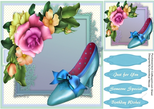 Beautiful Shoes and Roses 