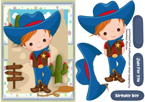 Little Sheriff Birthday Boy 