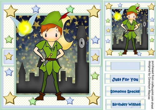 Peter and Wendy in the Night Sky 