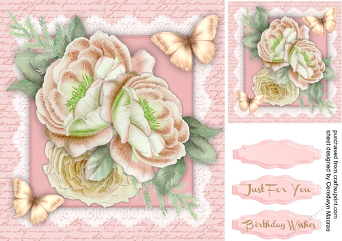 Beautiful Roses and Butterflys 