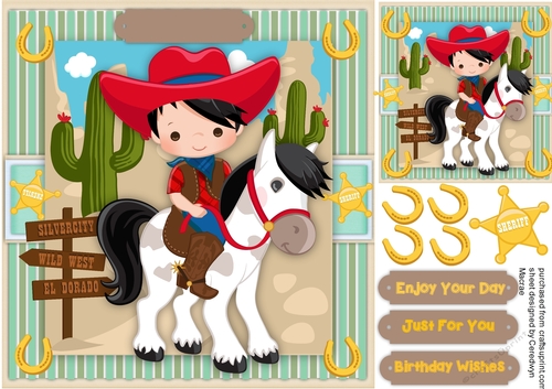 Lovekly Cowboy for The Day 1